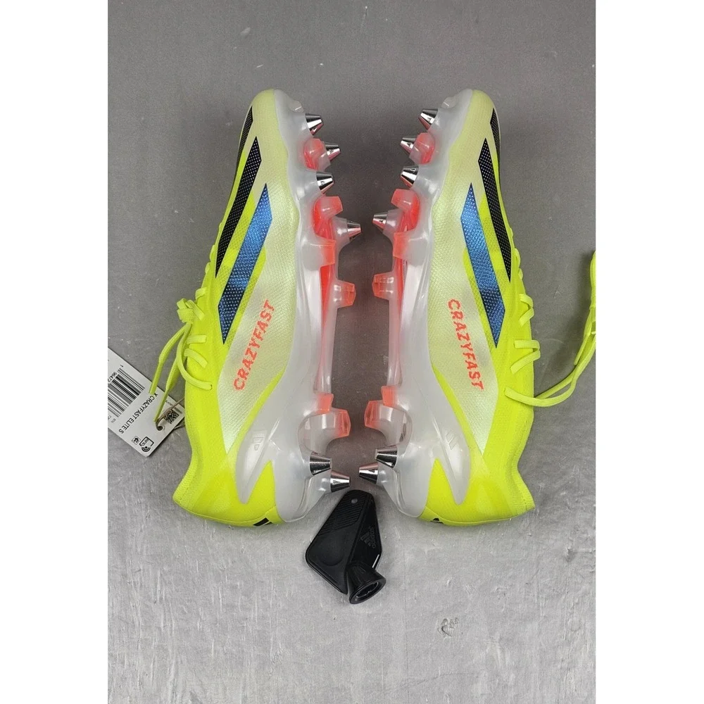 Adidas X Crazyfast.1‎ Elite Soccer Cleats Mens 7 Yellow SG IF0665 NWOB